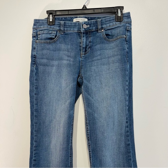White House Black Market Blanc Jeans 4R - Picture 2 of 5